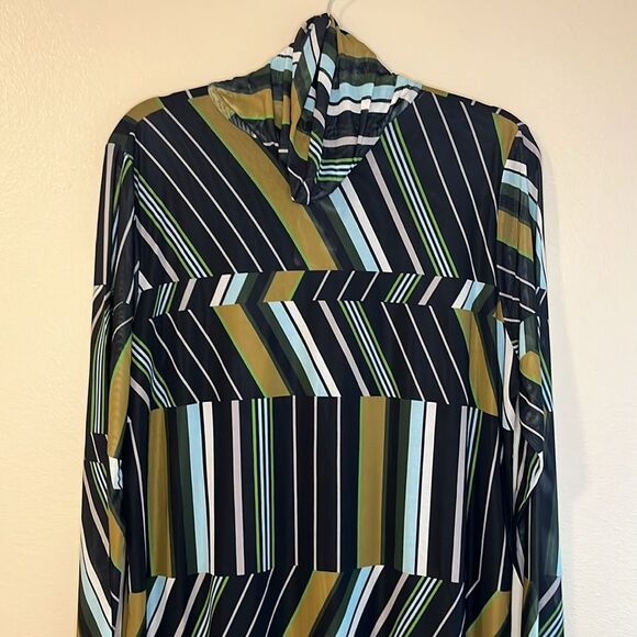 NWT Eloquii Mesh Turtleneck Midi Dress size 20 Plus Size Bodycon - Picture 3 of 13